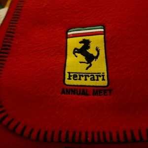 Ferrari Club nap blanket